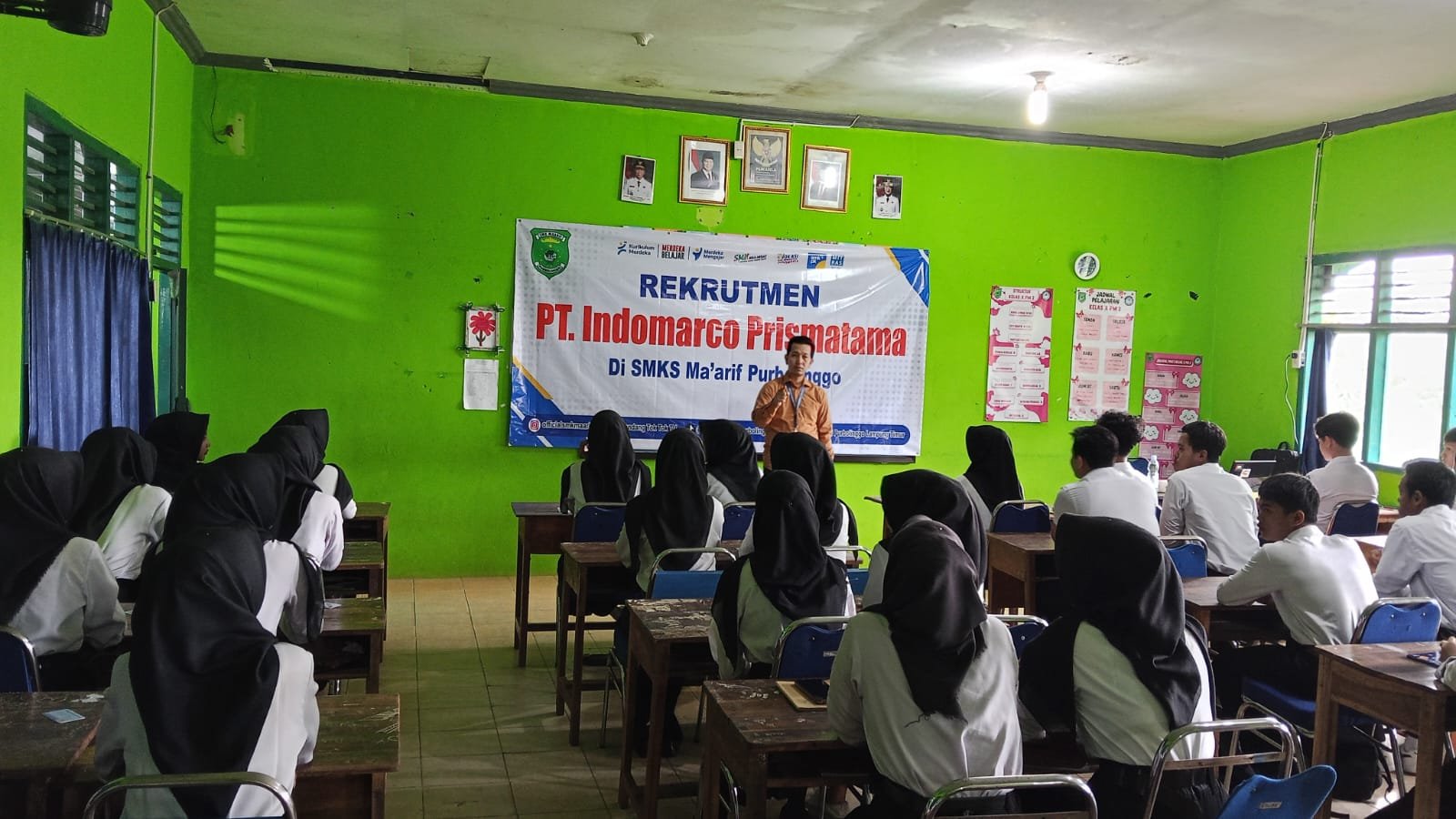 REKRUTMEN PT. INDOMARCO PRISMATAMA DI SMKS MA'ARIF PURBOLINGGO 2026